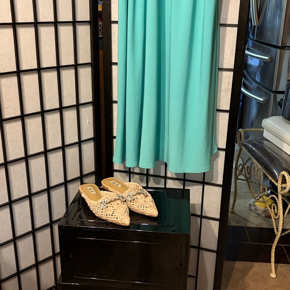 Women's Teal Braided-Strap Maxi Dress - Brand Unspecified - Picture 2 of 4